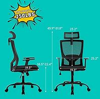 Image result for Ergonomic Office Chair Headrest