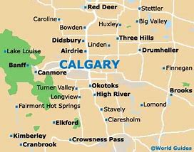 Image result for Calgary Alberta Canada Map