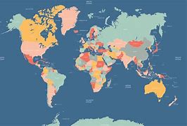 Image result for World Map Mural