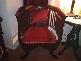 Image result for Antique Barrel Chair