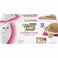 Image result for Cat Food Wet Chicken Puree Fancy Feast
