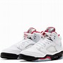 Image result for Jordan 5 White Red