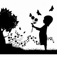 Image result for Flower Girl Silhouette Clip Art