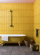 Image result for Bold Yellow Floor Tiles