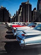 Image result for 1960s Streets with Parked Cars