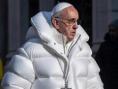 Image result for Pope Francis Puffer Jacket