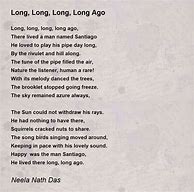 Image result for It Was Long Ago Poem