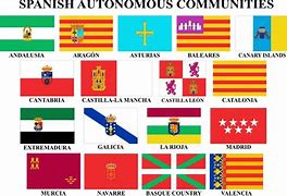 Image result for drapeau espagnole régions