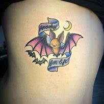 Image result for Small Bat Tattoos