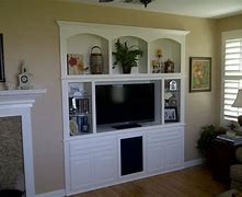 Image result for Center Built in TV Wall Units
