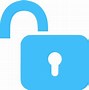 Image result for Unlock Icon White Blue Background
