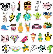 Image result for Aesthetic Sticker Template