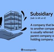 Image result for Subsidiary Corporation