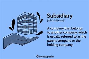 Image result for Subsidiary and Affiliate