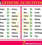 Image result for Weird Adjectives