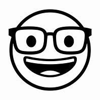 Image result for Nerd Emoji Transparent Background