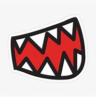 Image result for Red and Black Sharp Teeth Logo