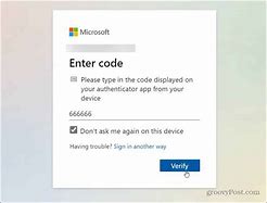 Image result for How to Turn On 2 Step Verification Microsoft