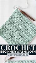 Image result for Beginner Crochet WashCloth Pattern