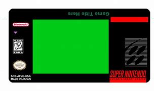 Image result for NES Cartridge Template