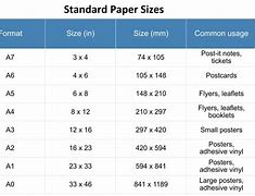 Image result for Printer Standard Dimensions