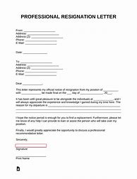 Image result for Employee Resignation Letter to Employer