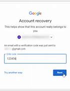 Image result for Gmail Account Password Recovery