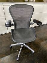 Image result for Herman Miller Aeron Chair Chrome