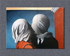 Image result for Rene Magritte the Lovers Stock-Photo
