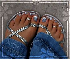 Image result for Silver Toe Nail Designs