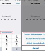 Image result for Set Passcode iPhone
