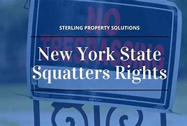 Image result for Anti-squatter law in New York
