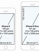 Image result for iPhone 6s 6 Size