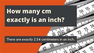 Image result for How Many Cm Are in an Inch