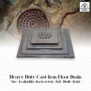Image result for Cast Iron Floor Drain 6X6