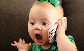 Image result for Funny Baby Talking On Cell Phone