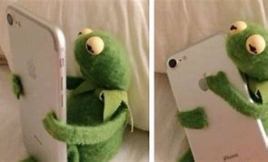 Image result for Me Reading Your Text Kermit Phone Meme
