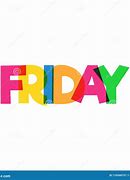 Image result for Friday Word Clip Art