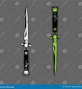 Image result for Switchblade Knife Drawing