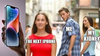 Image result for Me or Tge iPhone 14 Meme