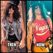 Image result for Slash Then and Now