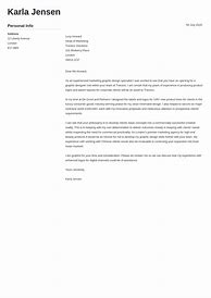 Image result for Graphic Design Cover Letter