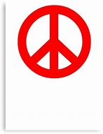 Image result for Peace Sign Black and Red