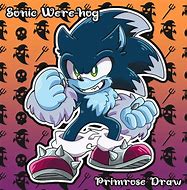 Image result for Sonic Werehog Halloween Art