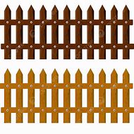 Image result for Clip Art Old Wooden Picket Fence
