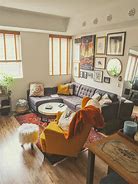 Image result for Small Living Room Setup