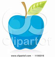 Image result for Blue Apple Clip Art