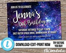 Image result for Free Printable Happy Birthday the Galaxy