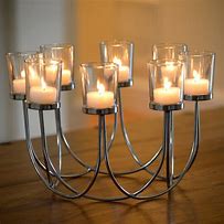 Image result for Glass Candle Holders Centerpieces