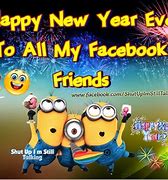 Image result for Happy New Year's Eve Facebook Friends